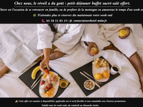 Votre Petit-Déjeuner Offert à l’Hôtel Sure Hotel by BW Mont-de-Marsan ☕🥐
