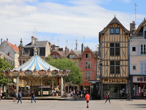 Troyes historic center