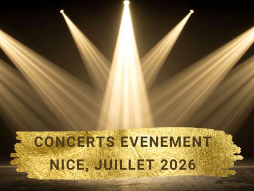 Juillet à Nice : le mois des grands concerts sur la Côte d'Azur