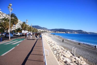 The Promenade des Anglais in Nice